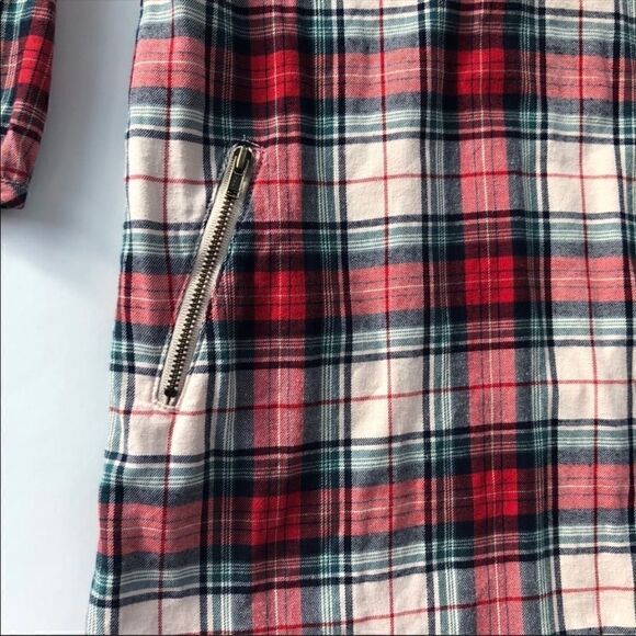 Baby GAP Christmas Red, Green & Cream Plaid Dress! ❤️ - Picture 2 of 5